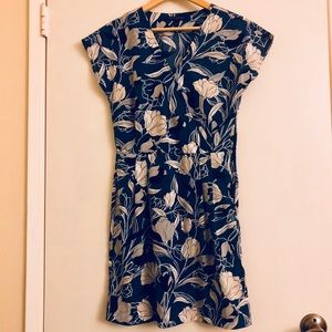 Banana Republic tropical pattern dress